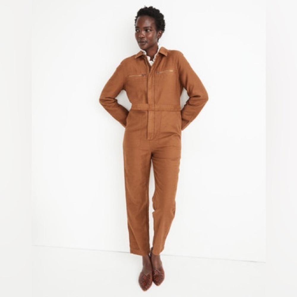 Madewell Zip Pocket Coverall Jumpsuit sz S